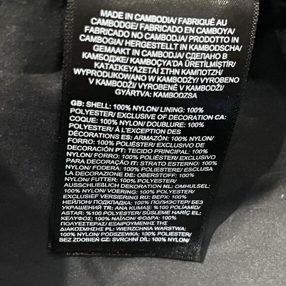 The North Face Dryvent Mono Mountain Jacket Mens Medium Black Hooded Outdoor - Picture 16 of 16